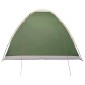 vidaXL Σκηνή Camping με στέγη Πράσινο 4 ατόμων Πολυεστέρας και Χάλυβας