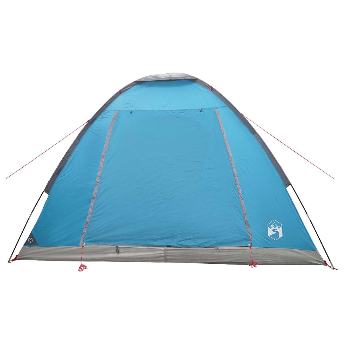 vidaXL Σκηνή Camping με στέγη Μπλε 4 ατόμων Πολυεστέρας και Χάλυβας