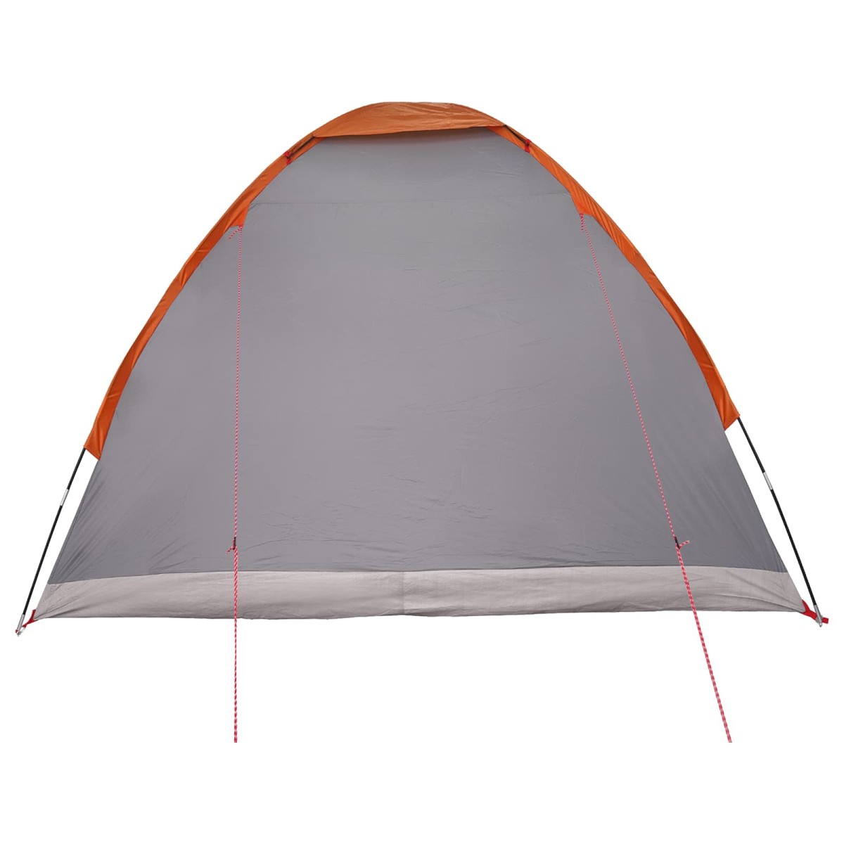 vidaXL Σκηνή Camping με στέγη με αέρα αέρα Γκρι και Πορτοκαλί 4 ατόμων