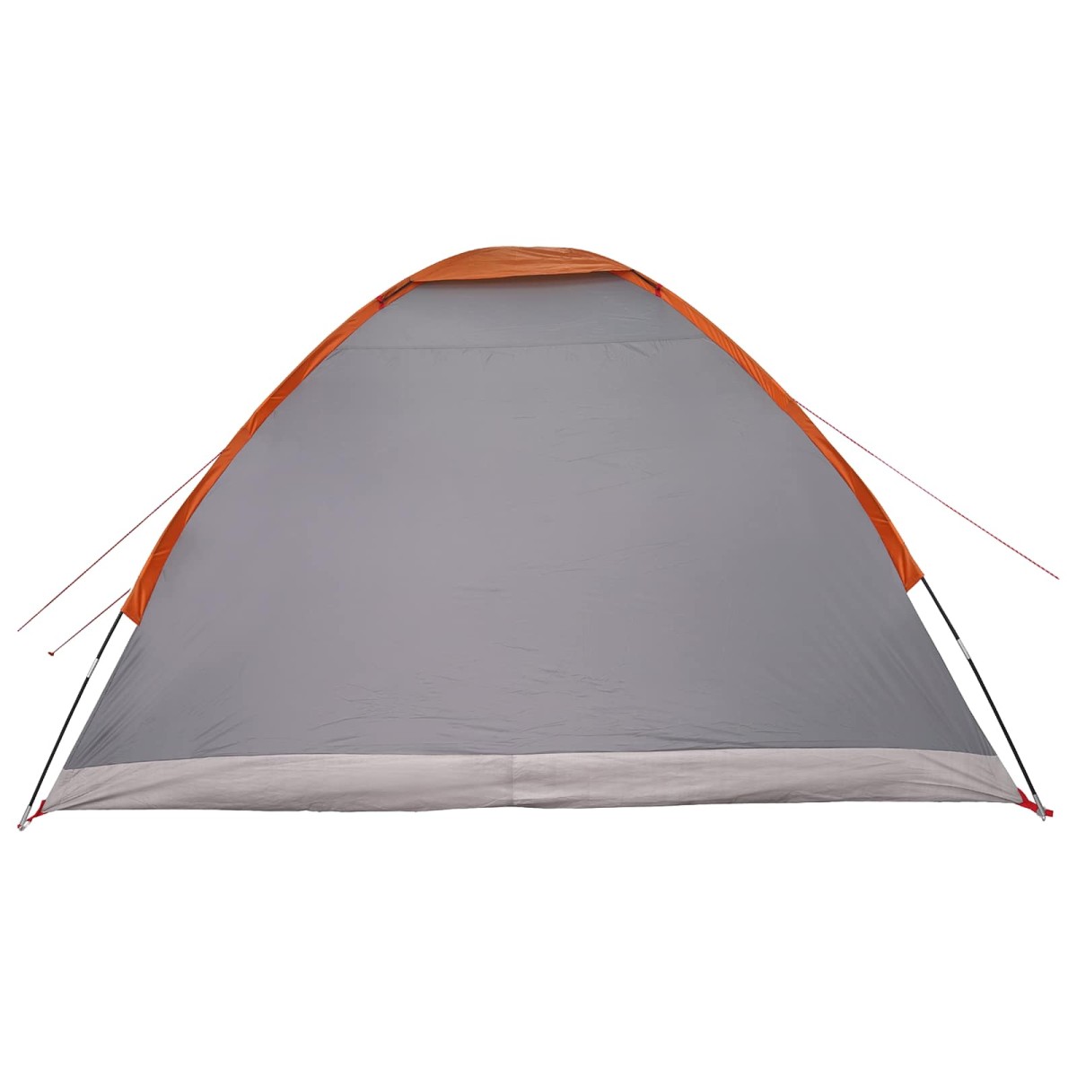 vidaXL Σκηνή Camping με στέγη με αέρα αέρα Γκρι και Πορτοκαλί 4 ατόμων