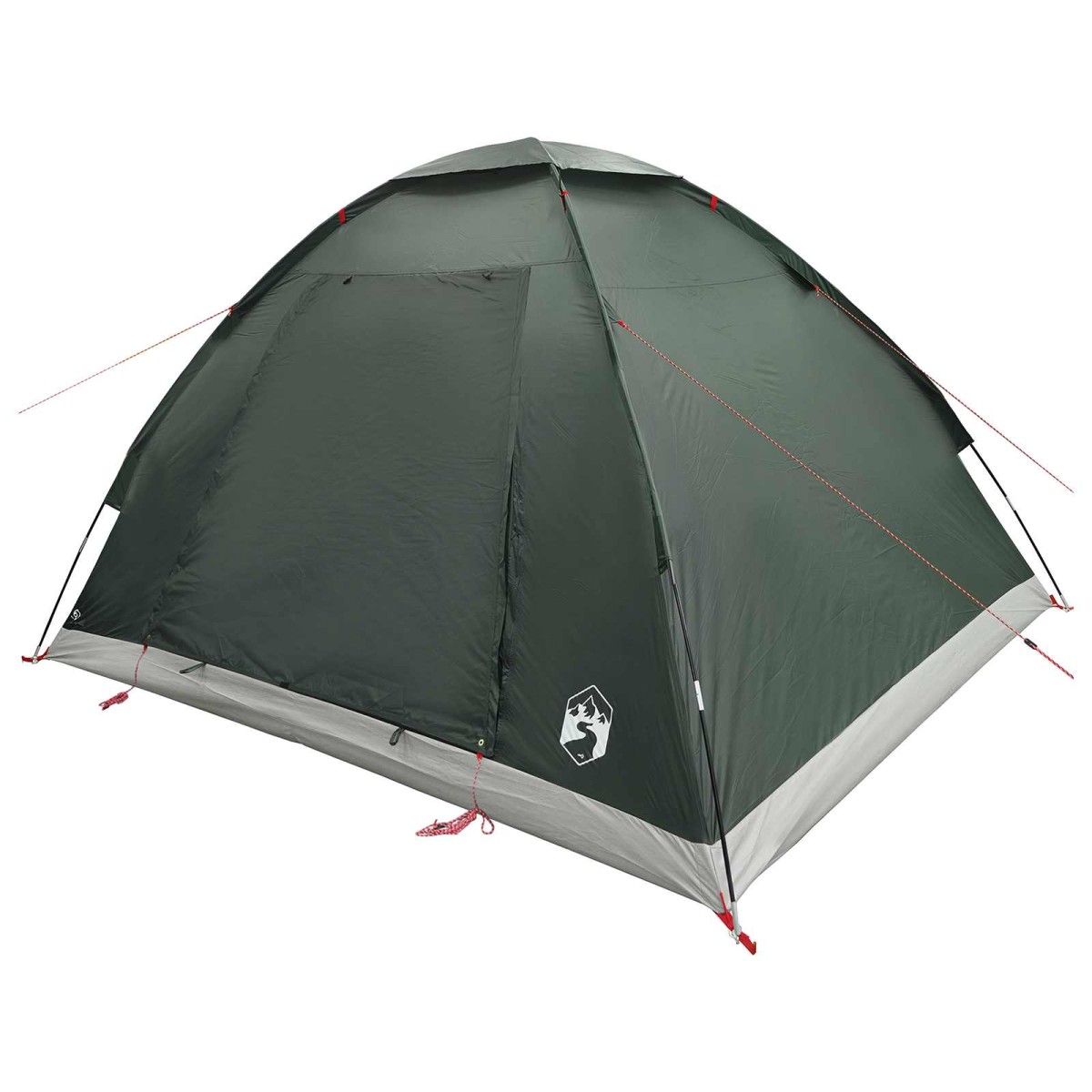 vidaXL Σκηνή Camping με στέγη Στρατιωτικό Πράσινο 275 x 215 x 125 εκ.