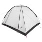 vidaXL Σκηνή Camping με στέγη Λευκό Μαύρο 275 x 215 x 125 εκ.