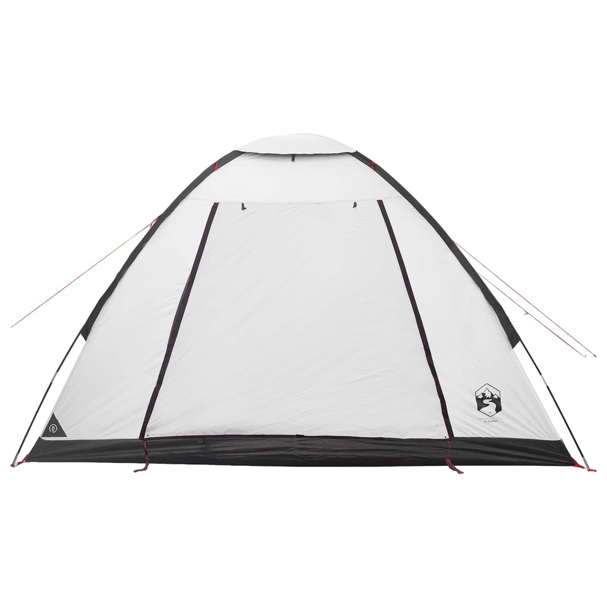 vidaXL Σκηνή Camping με στέγη Λευκό Μαύρο 275 x 215 x 125 εκ.