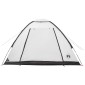 vidaXL Σκηνή Camping με στέγη Λευκό Μαύρο 275 x 215 x 125 εκ.