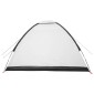 vidaXL Σκηνή Camping με στέγη Λευκό Μαύρο 275 x 215 x 125 εκ.