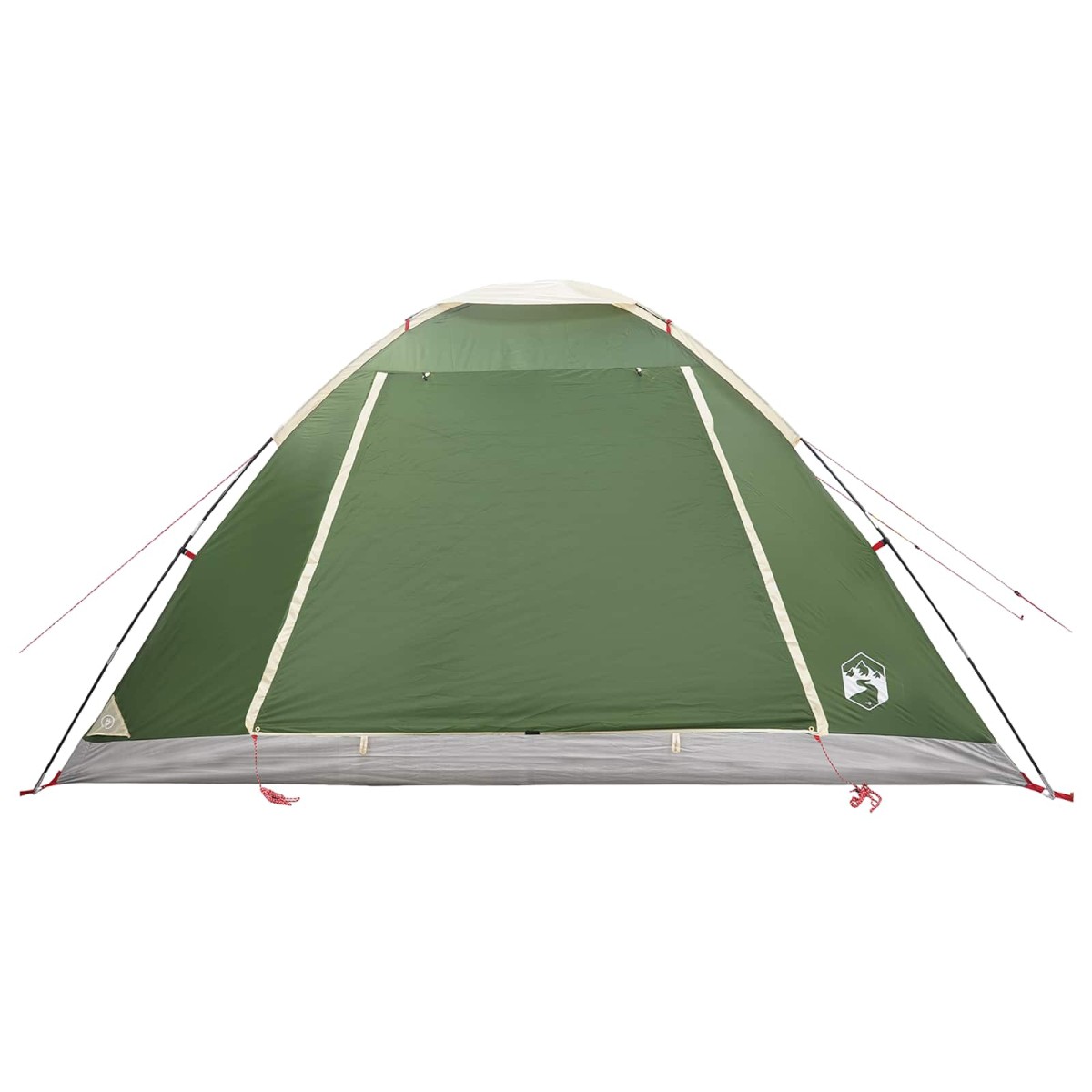 vidaXL Σκηνή Camping με στέγη Πράσινο 6 ατόμων Πολυεστέρας και Χάλυβας