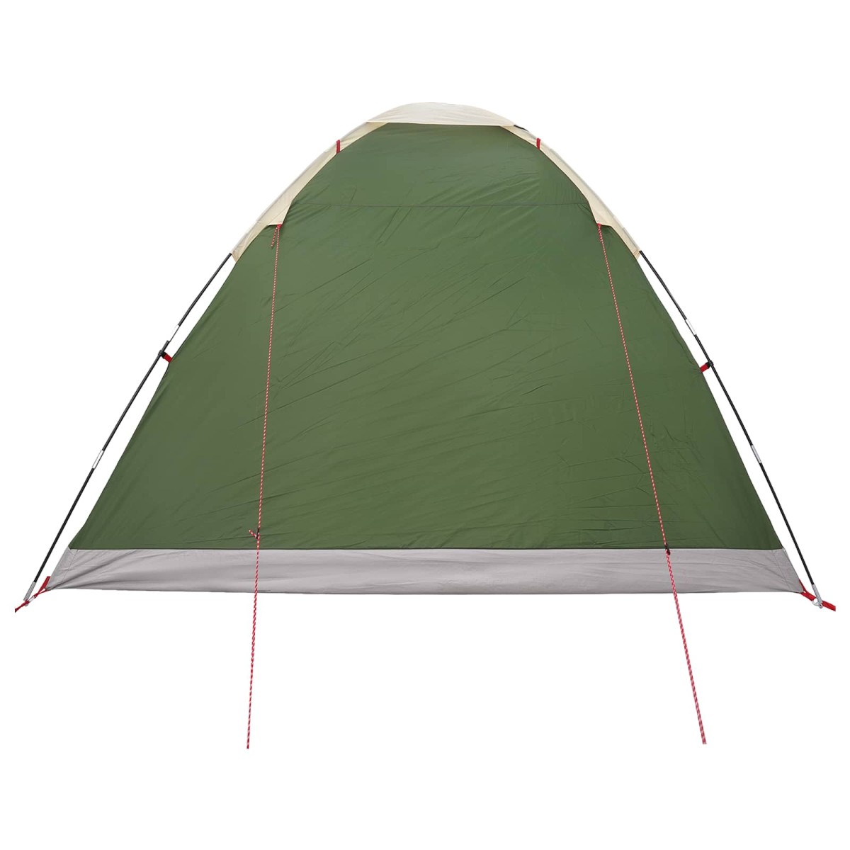 vidaXL Σκηνή Camping με στέγη Πράσινο 6 ατόμων Πολυεστέρας και Χάλυβας