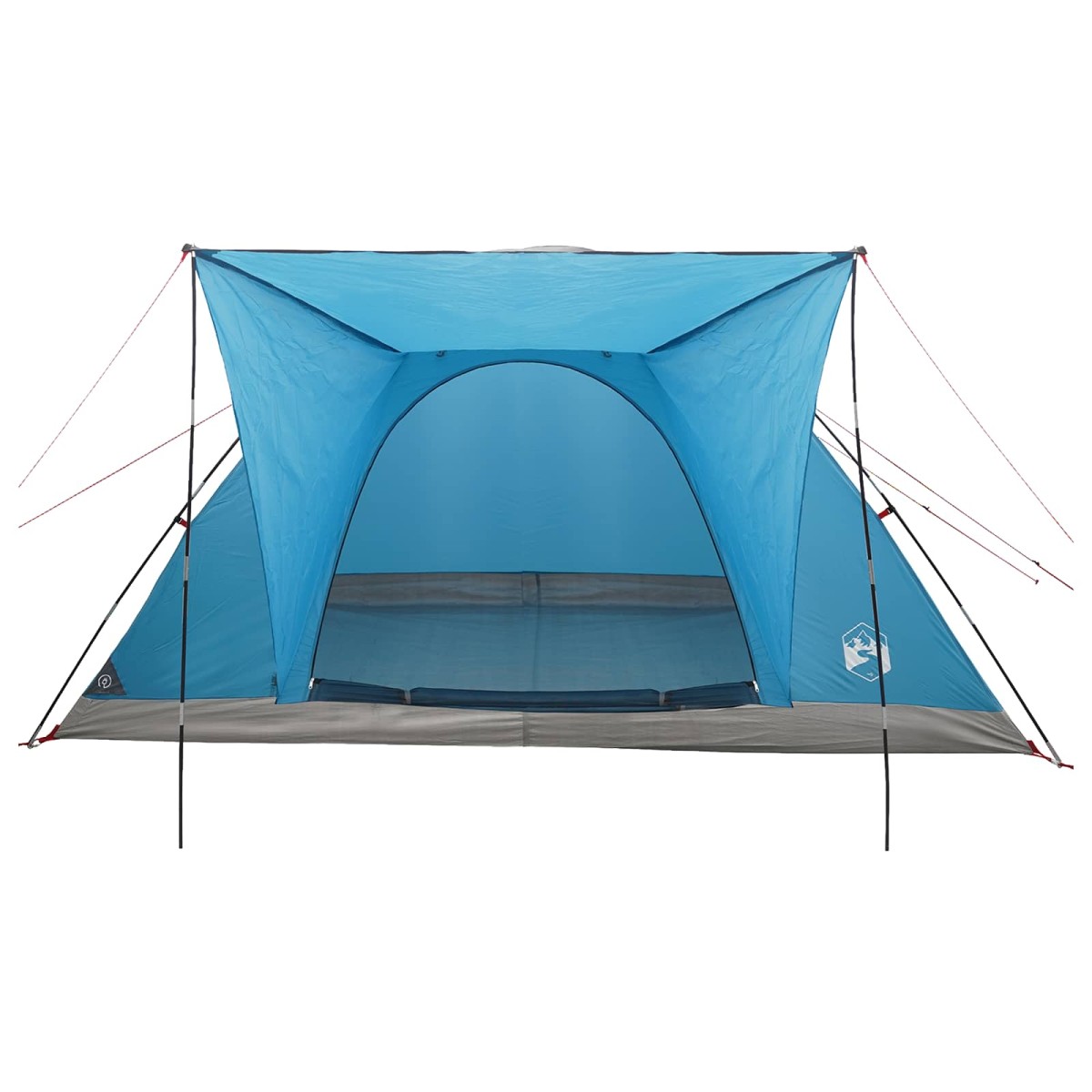 vidaXL Σκηνή Camping με στέγη Μπλε 6 ατόμων Πολυεστέρας και Χάλυβας