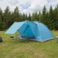 vidaXL Σκηνή Camping με στέγη Μπλε 6 ατόμων Πολυεστέρας και Χάλυβας