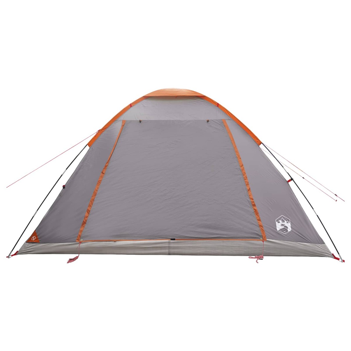 vidaXL Σκηνή Camping με στέγη με αέρα αέρα Γκρι και Πορτοκαλί 6 ατόμων