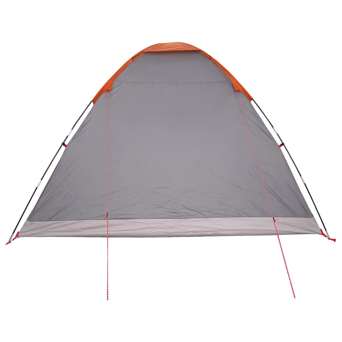 vidaXL Σκηνή Camping με στέγη με αέρα αέρα Γκρι και Πορτοκαλί 6 ατόμων