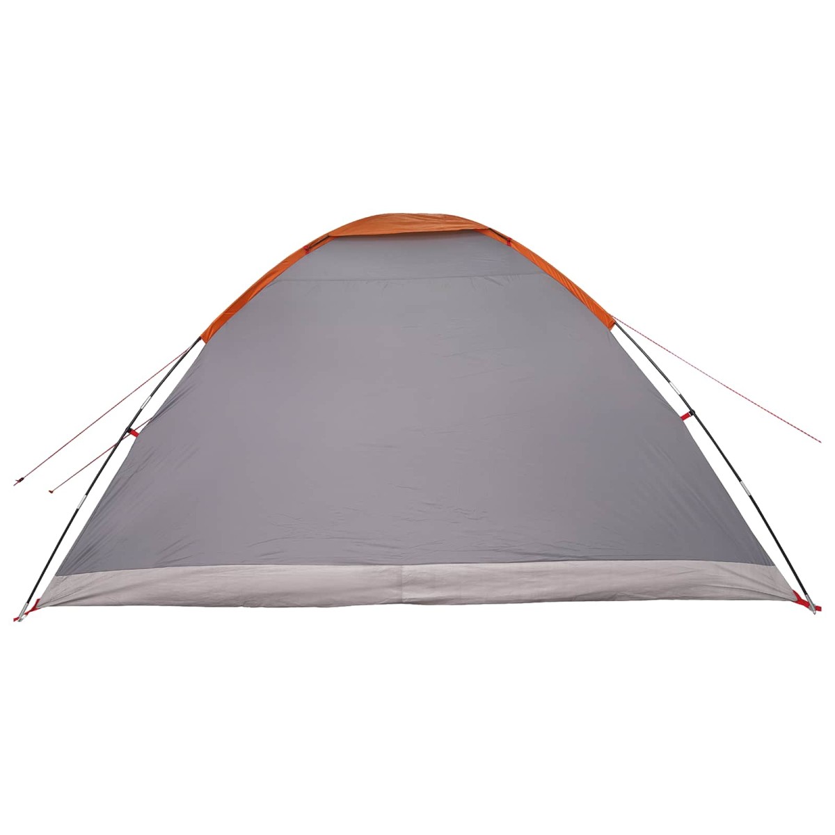 vidaXL Σκηνή Camping με στέγη με αέρα αέρα Γκρι και Πορτοκαλί 6 ατόμων