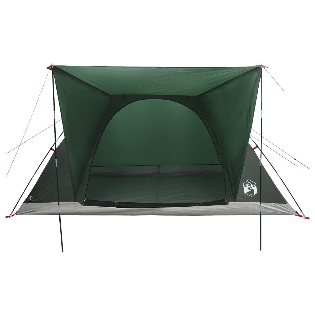 vidaXL Σκηνή Camping με στέγη Στρατιωτικό Πράσινο 335 x 275 x 180 εκ.