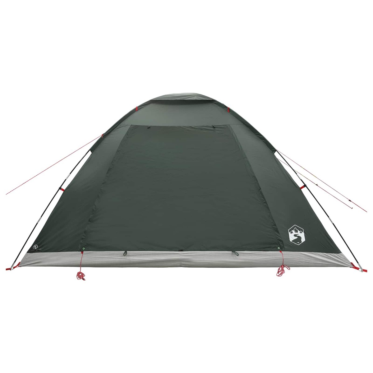 vidaXL Σκηνή Camping με στέγη Στρατιωτικό Πράσινο 335 x 275 x 180 εκ.