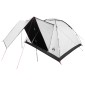 vidaXL Σκηνή Camping με στέγη Λευκό Μαύρο 335 x 275 x 180 εκ.