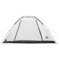 vidaXL Σκηνή Camping με στέγη Λευκό Μαύρο 335 x 275 x 180 εκ.