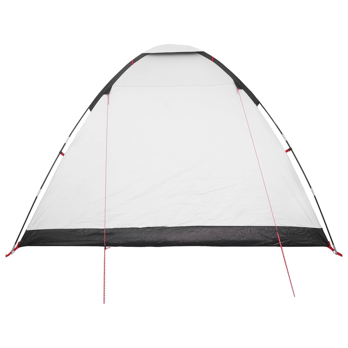 vidaXL Σκηνή Camping με στέγη Λευκό Μαύρο 335 x 275 x 180 εκ.