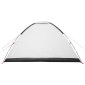 vidaXL Σκηνή Camping με στέγη Λευκό Μαύρο 335 x 275 x 180 εκ.