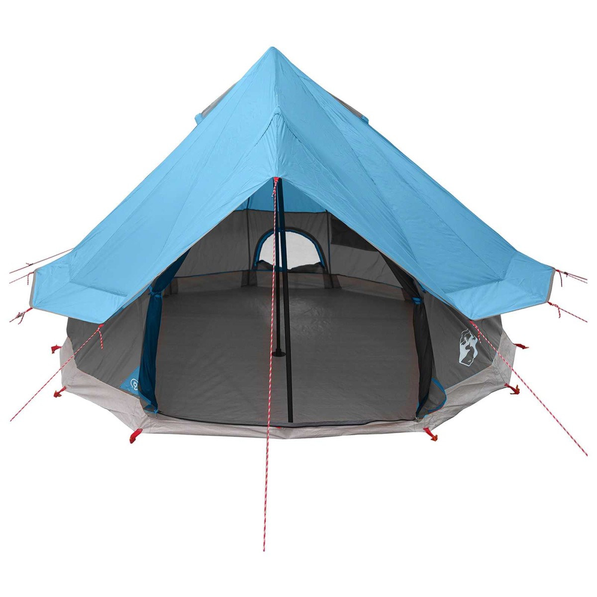 vidaXL Σκηνή Τιπί με στέγη Μπλε 250 x 250 cm Πολυεστέρας και Χάλυβας