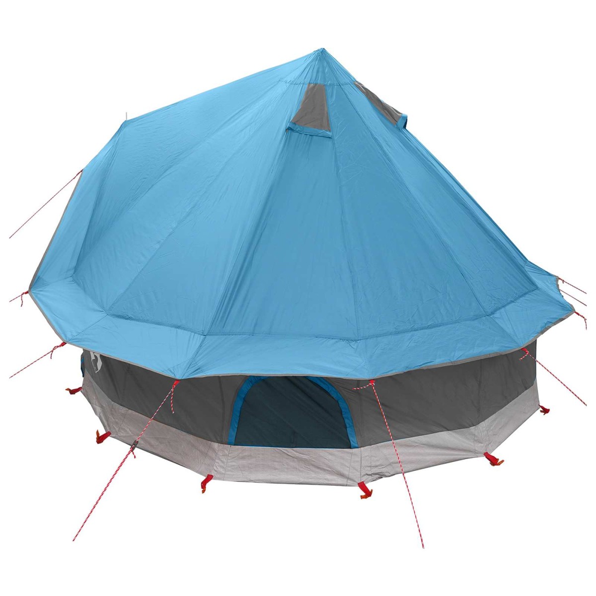 vidaXL Σκηνή Τιπί με στέγη Μπλε 250 x 250 cm Πολυεστέρας και Χάλυβας