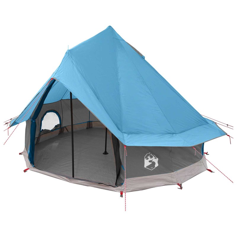 vidaXL Σκηνή Τιπί με στέγη Μπλε 250 x 250 cm Πολυεστέρας και Χάλυβας