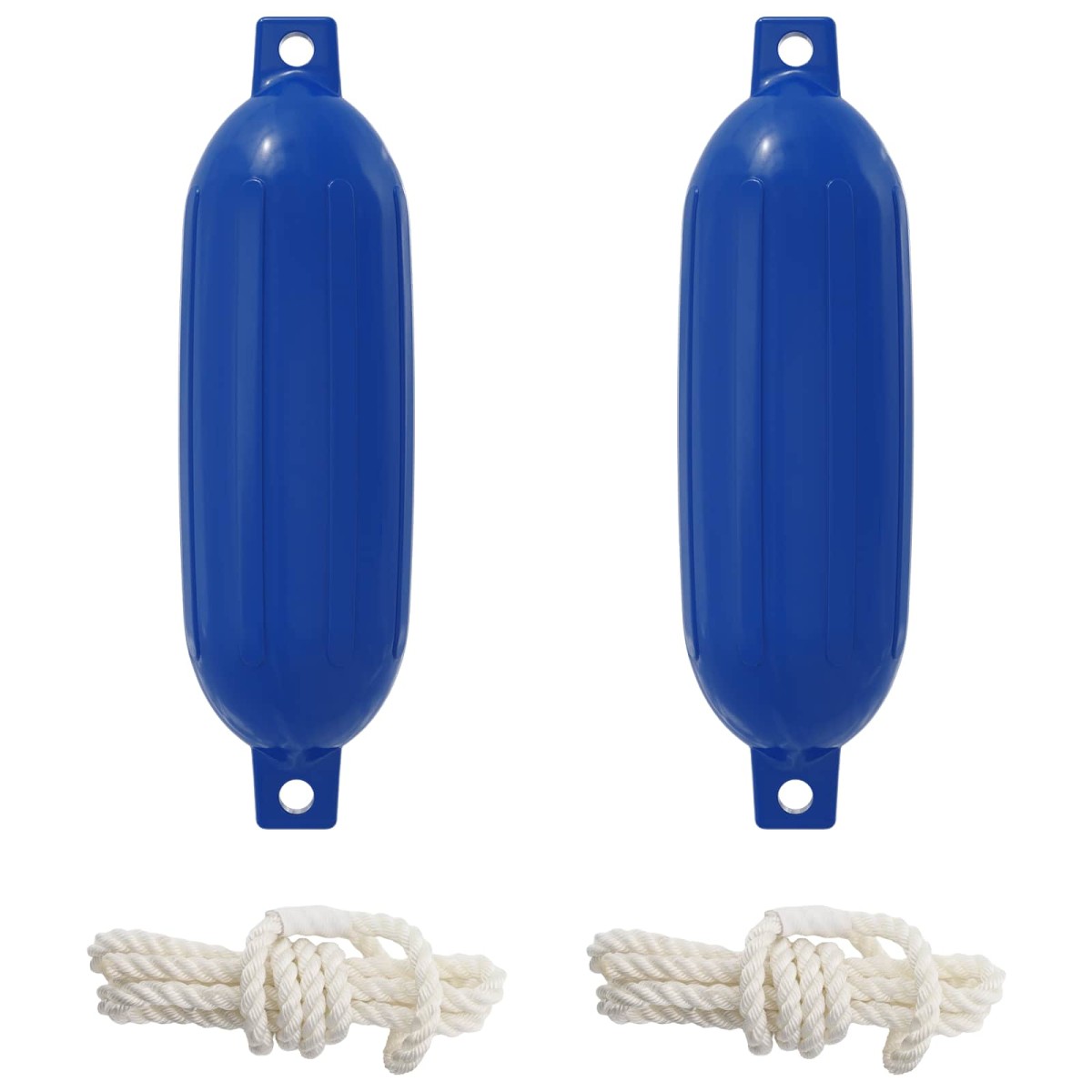 vidaXL Φτερά Σκαφών 2 τμχ. Ø 14 x 50 εκ Μπλε PVC