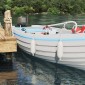 vidaXL Φτερά Σκαφών 2 τμχ. Ø 11 x 40 εκ Λευκό PVC