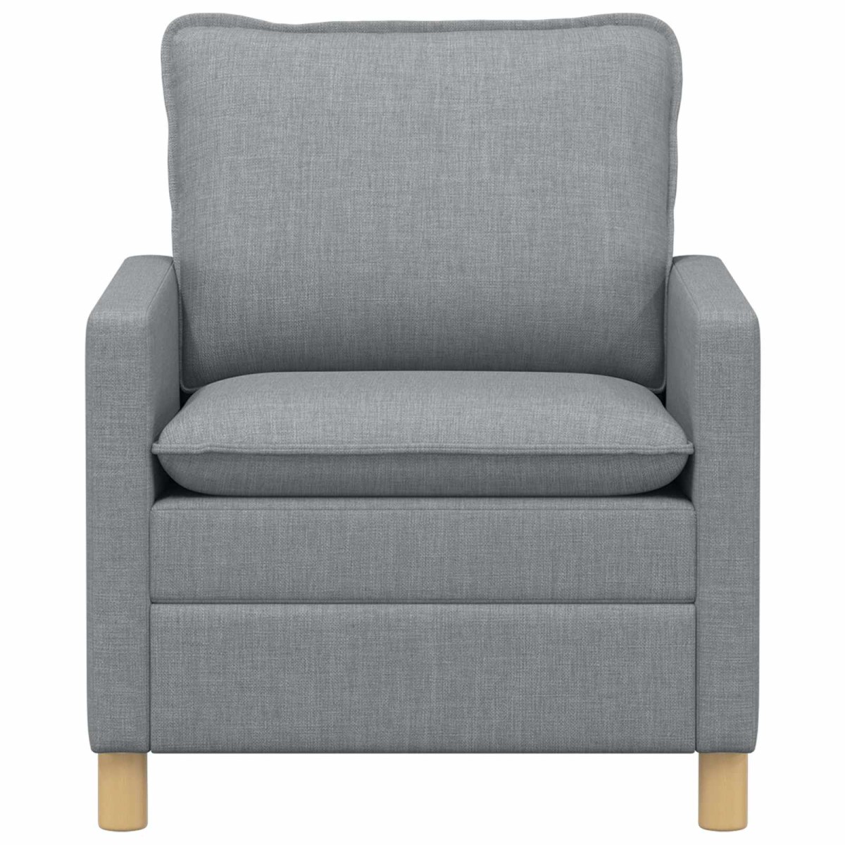 vidaXL Καναπές Ανοιχτό γκρι 76 x 81 x 87,5 εκ Ύφασμα