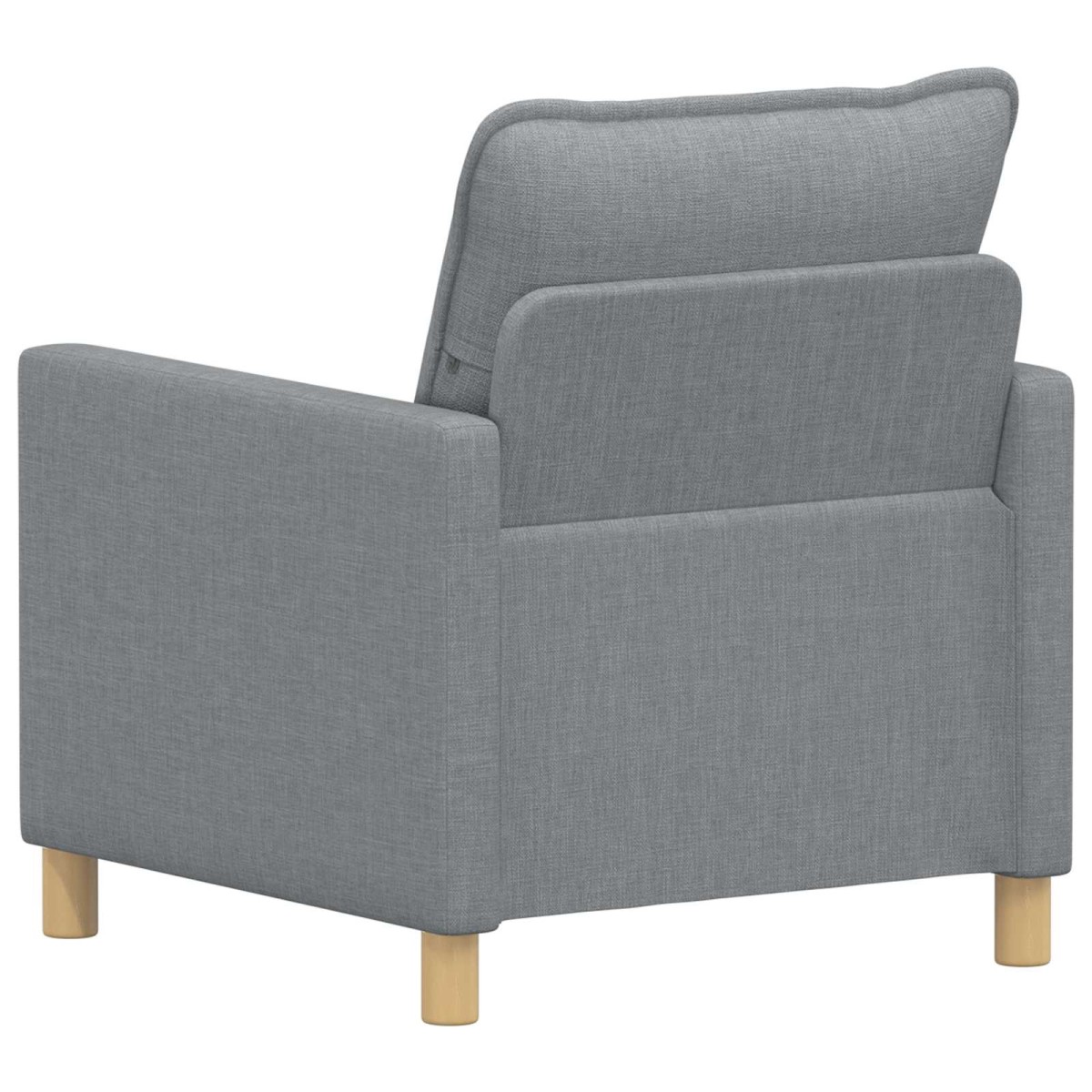 vidaXL Καναπές Ανοιχτό γκρι 76 x 81 x 87,5 εκ Ύφασμα
