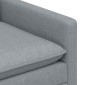 vidaXL Καναπές Ανοιχτό γκρι 76 x 81 x 87,5 εκ Ύφασμα