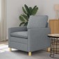vidaXL Καναπές Ανοιχτό γκρι 76 x 81 x 87,5 εκ Ύφασμα