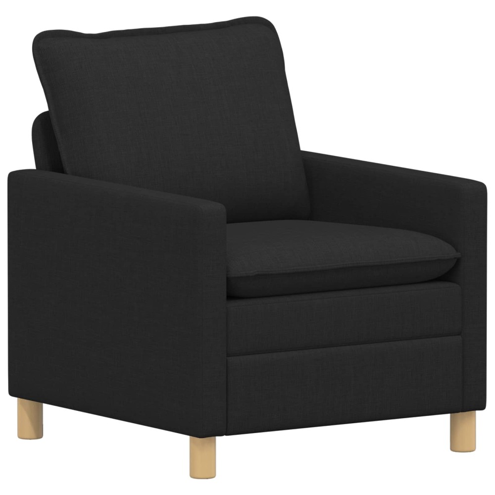 vidaXL Καναπές Μαύρο 76 x 81 x 87,5 εκ Ύφασμα