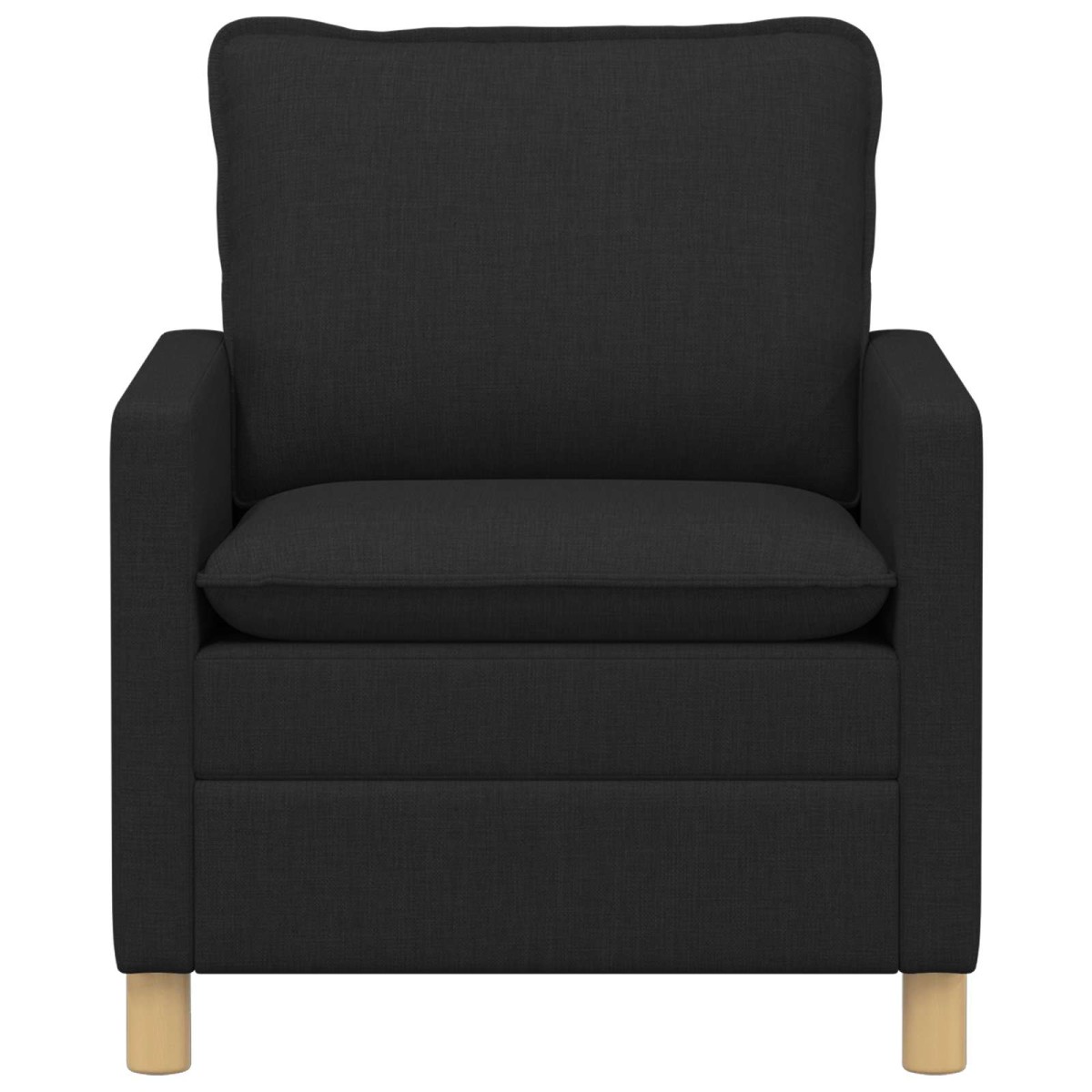vidaXL Καναπές Μαύρο 76 x 81 x 87,5 εκ Ύφασμα