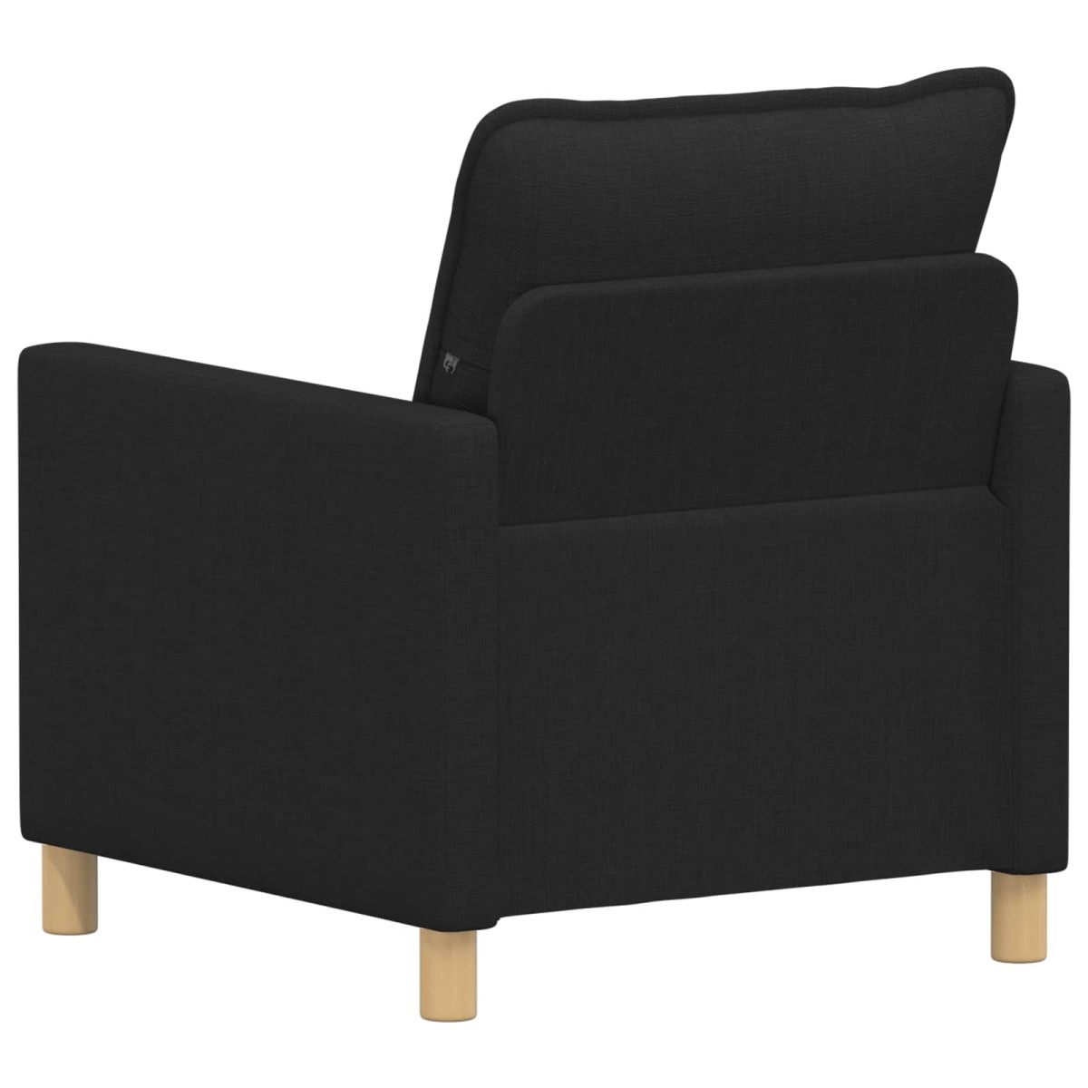 vidaXL Καναπές Μαύρο 76 x 81 x 87,5 εκ Ύφασμα