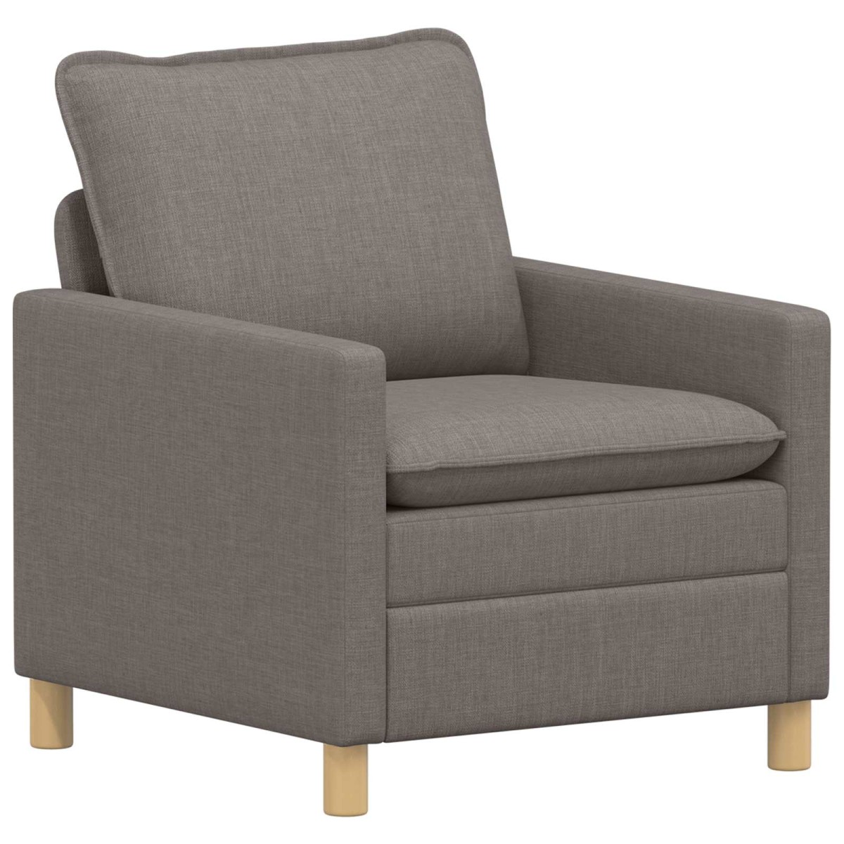 vidaXL Καναπές Taupe 76 x 81 x 87,5 εκ Ύφασμα