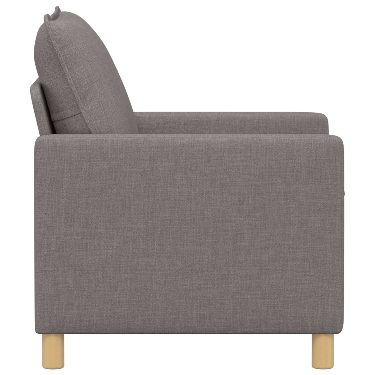 vidaXL Καναπές Taupe 76 x 81 x 87,5 εκ Ύφασμα