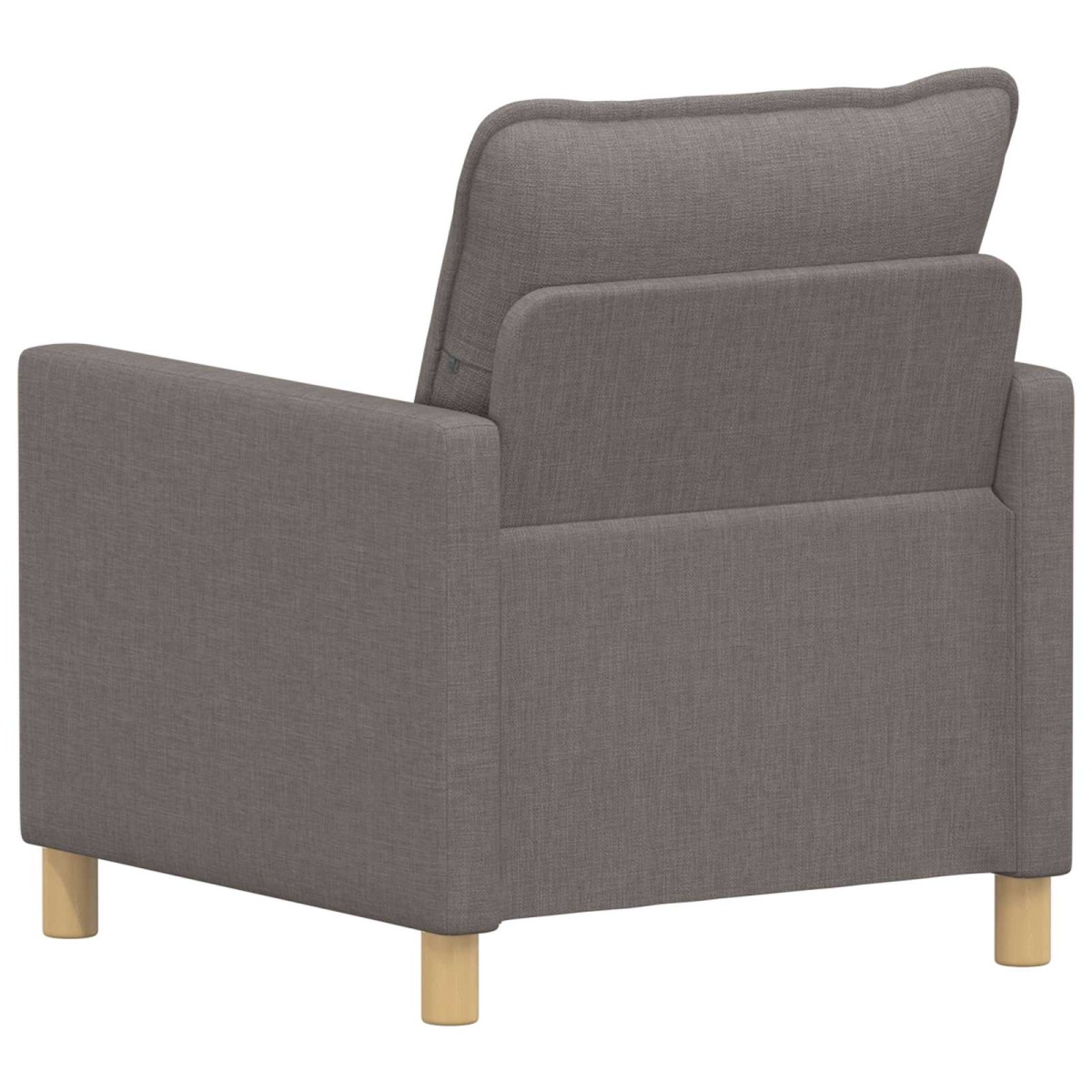 vidaXL Καναπές Taupe 76 x 81 x 87,5 εκ Ύφασμα