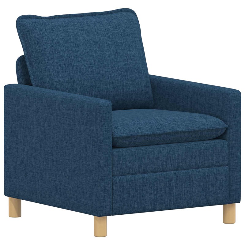 vidaXL Καναπές Μπλε 76 x 81 x 87,5 εκ Ύφασμα