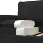 vidaXL Καναπές Μαύρο 76 x 81 x 87,5 εκ Βελούδο