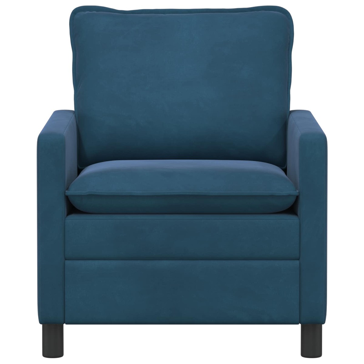 vidaXL Καναπές Μπλε 76 x 81 x 87,5 εκ Βελούδο