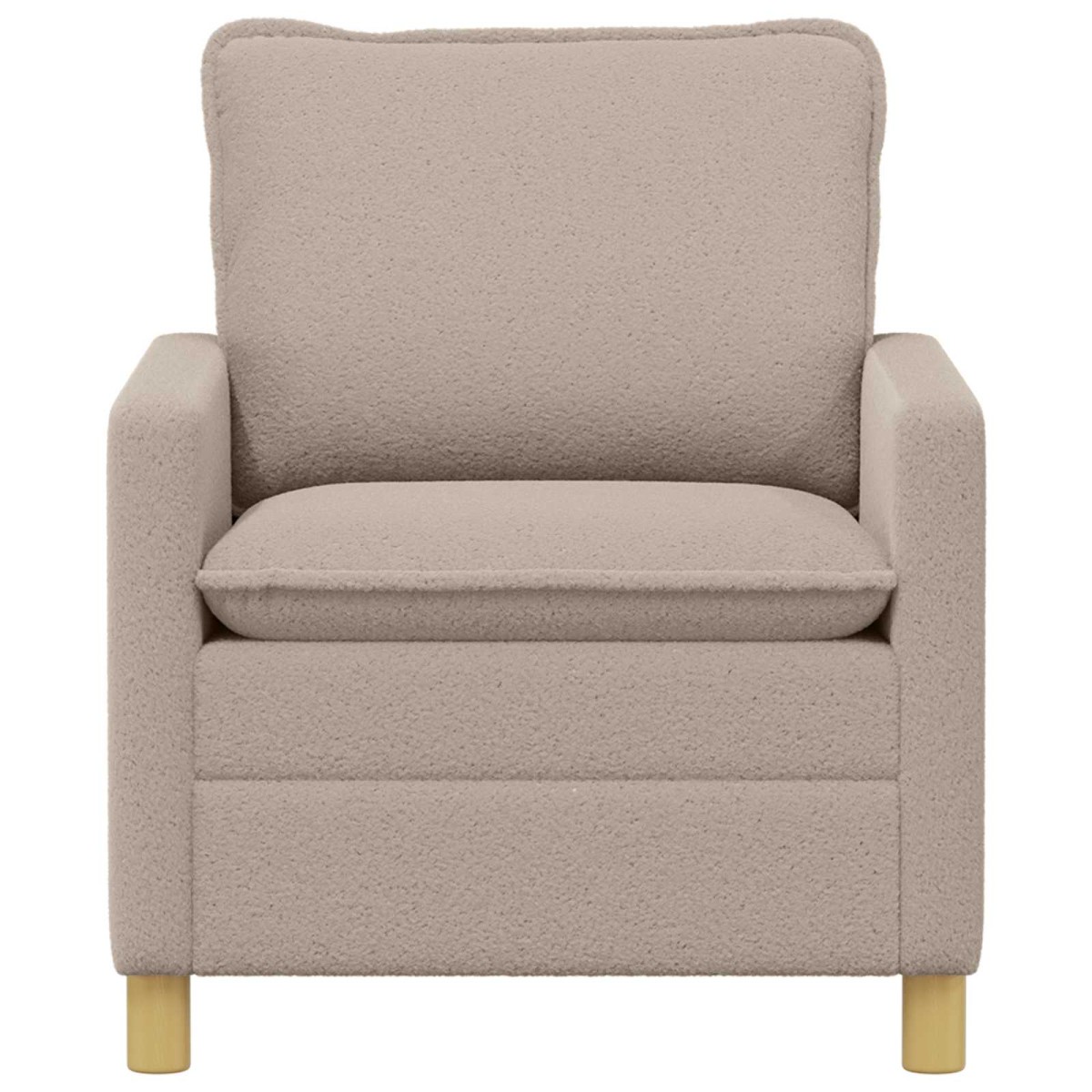 vidaXL Καναπές Ανοιχτό γκρι 76 x 81 x 87,5 εκ Ύφασμα