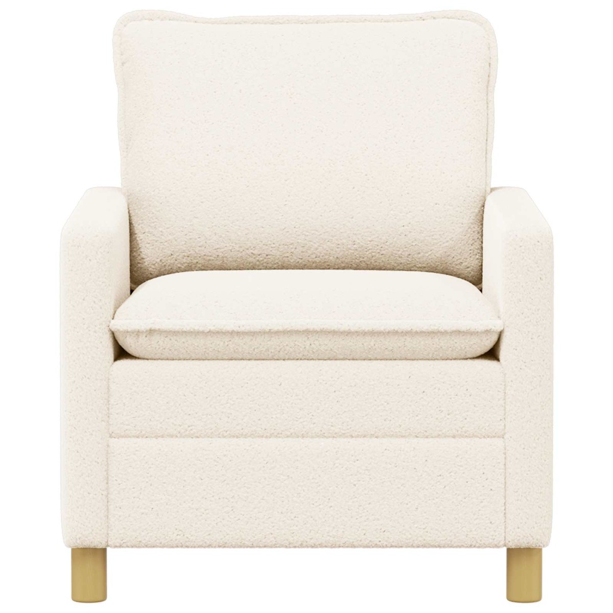 vidaXL Καναπές Κρεμ 76 x 81 x 87,5 εκ Ύφασμα