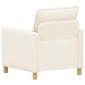 vidaXL Καναπές Κρεμ 76 x 81 x 87,5 εκ Ύφασμα