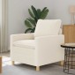 vidaXL Καναπές Κρεμ 76 x 81 x 87,5 εκ Ύφασμα