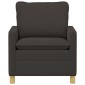 vidaXL Καναπές Σκούρο Γκρι 76 x 81 x 87,5 εκ Ύφασμα