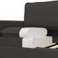 vidaXL Καναπές Σκούρο Γκρι 76 x 81 x 87,5 εκ Ύφασμα