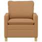 vidaXL Καναπές Μπεζ 76 x 81 x 87,5 εκ Ύφασμα