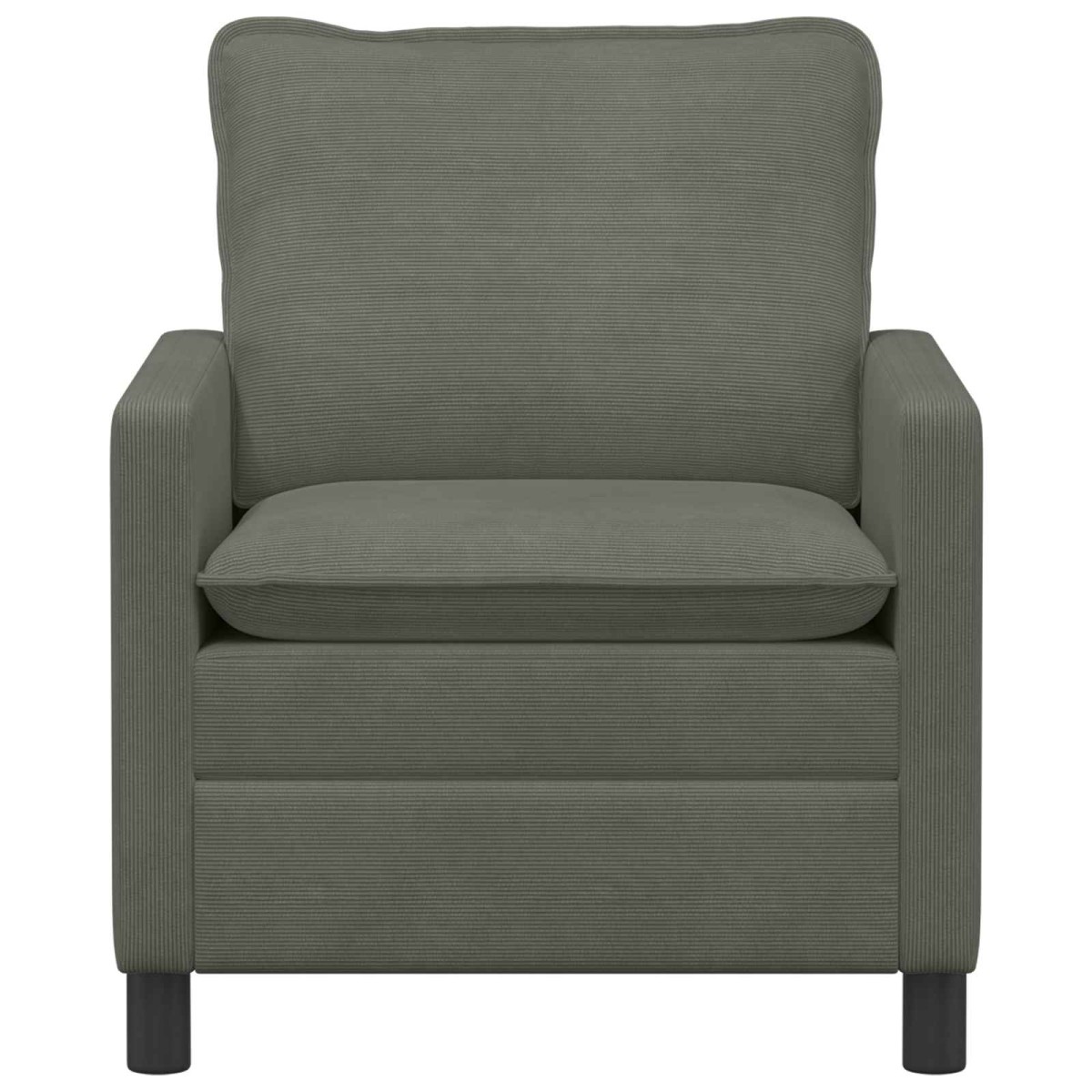 vidaXL Καναπές Ανοιχτό γκρι 76 x 81 x 87,5 εκ Ύφασμα