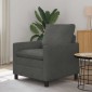 vidaXL Καναπές Σκούρο Γκρι 76 x 81 x 87,5 εκ Ύφασμα