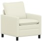 vidaXL Καναπές Κρεμ 76 x 81 x 87,5 εκ Ύφασμα
